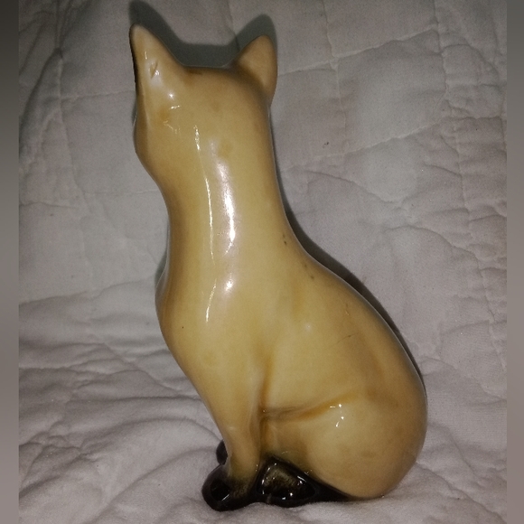 Mid Century Modern Kitty Cat Figurine 6 3/4" Tall Made In Brazil - Picture 5 of 9